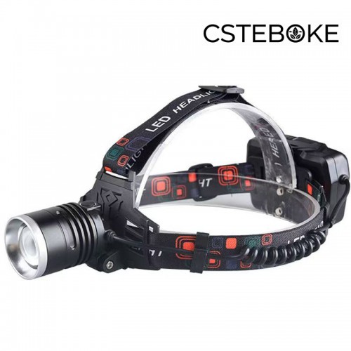High Lumen Rechargeable Headlamp, Super Bright Head Lamp, 90°Angle Head Lights for Forehead, Adjustable Focus Headlight, 4Mode LED Headlamp Rechargeable, Headlamps for Adults Hard Hat Camping